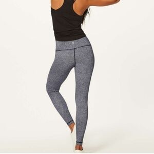 Lululemon Wunder Under 7/8 Striped Leggings